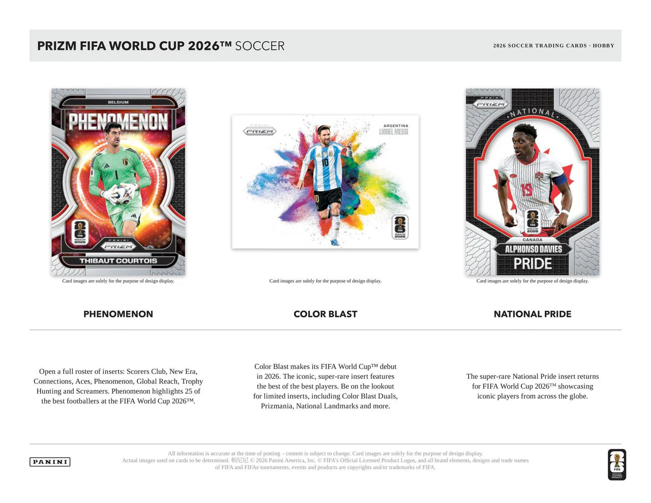 2026 PANINI PRIZM FIFA WORLD CUP / BLASTER BOX - LIVEBREAK