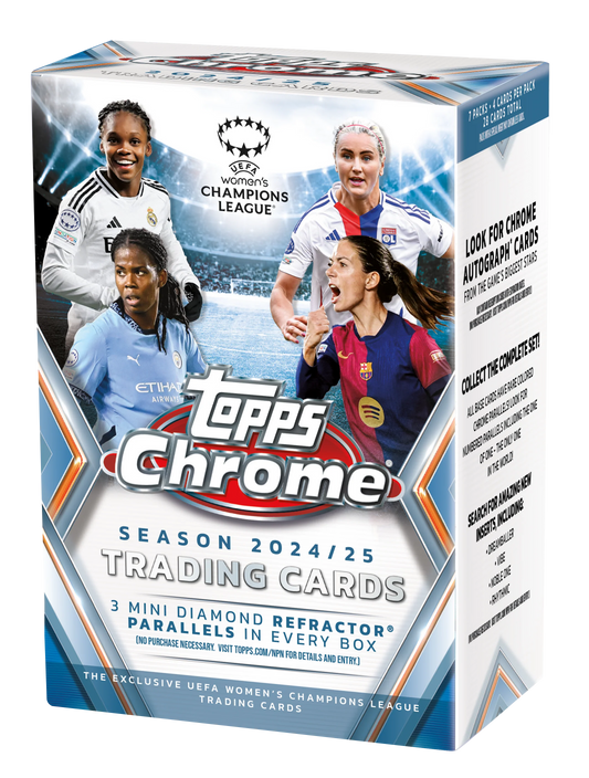 2024/25 TOPPS CHROME UCC WOMEN VALUE BOX - LIVEBREAK