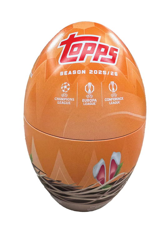 2025-26 TOPPS UEFA CLUB COMPETITIONS SPRING TIN - LIVEBREAK