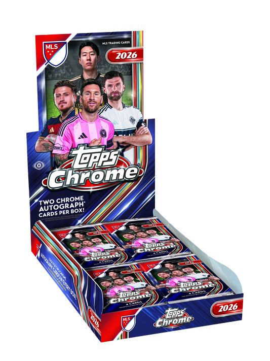 2026 Topps Chrome® Major League Soccer - Hobby Box / LIVEBREAK