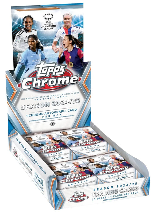 2024/25 TOPPS CHROME UCC WOMEN HOBBY BOX - LIVEBREAK