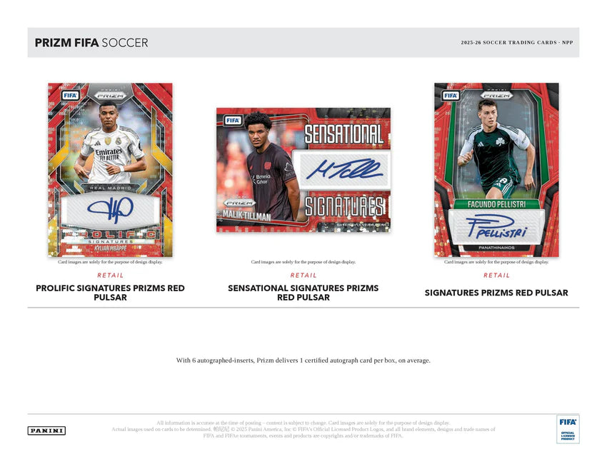 2025 PANINI PRIZM FIFA BLASTER BOX - LIVEBREAK