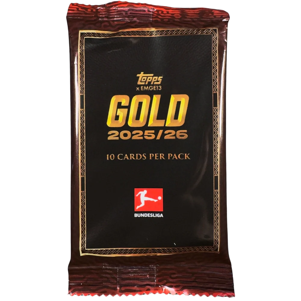 1x EINZELPACK / 2026 TOPPS BUNDESLIGA GOLD - LIVEBREAK