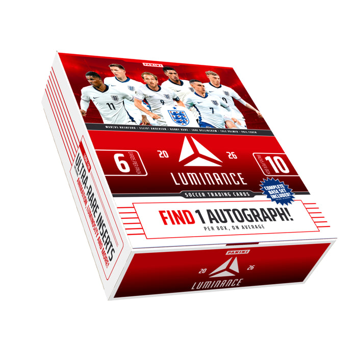 2026 Panini Luminance England Soccer Hobby Box / LIVEBREAK