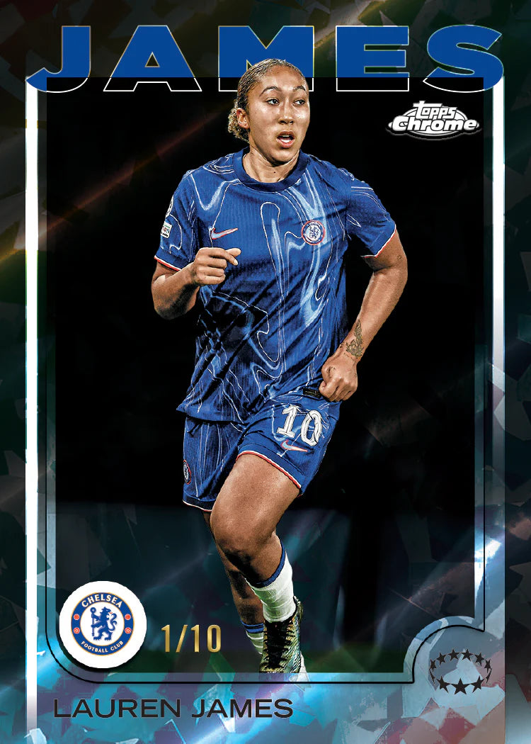 1x EINZELPACK / 2024-25 TOPPS CHROME SAPPHIRE WOMEN HOBBY