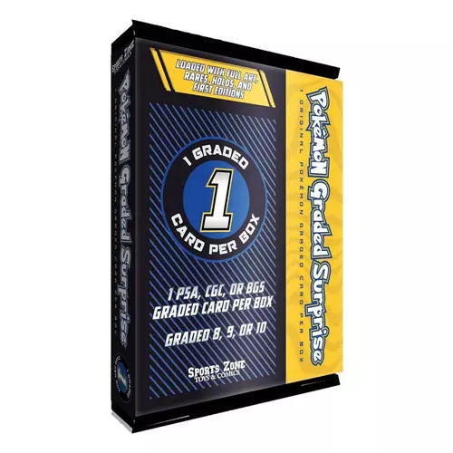 SPORTS ZONE - POKEMON GRADED SUPRISE TRADING CARD BOX