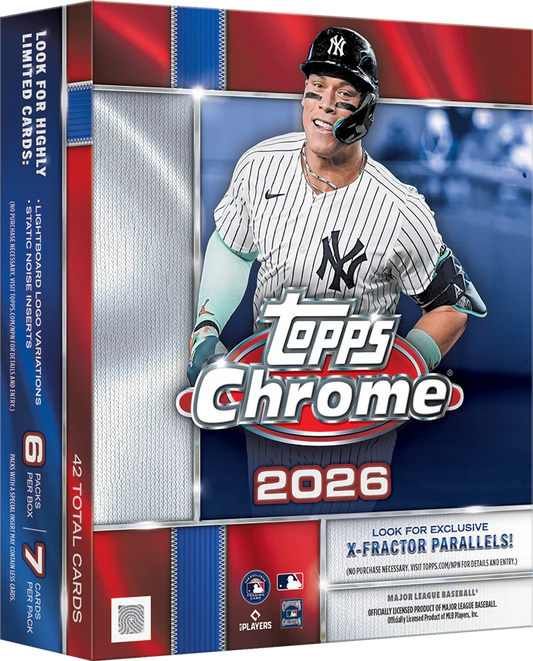 2026 Topps Chrome® Baseball - Mega Box / LIVEBREAK