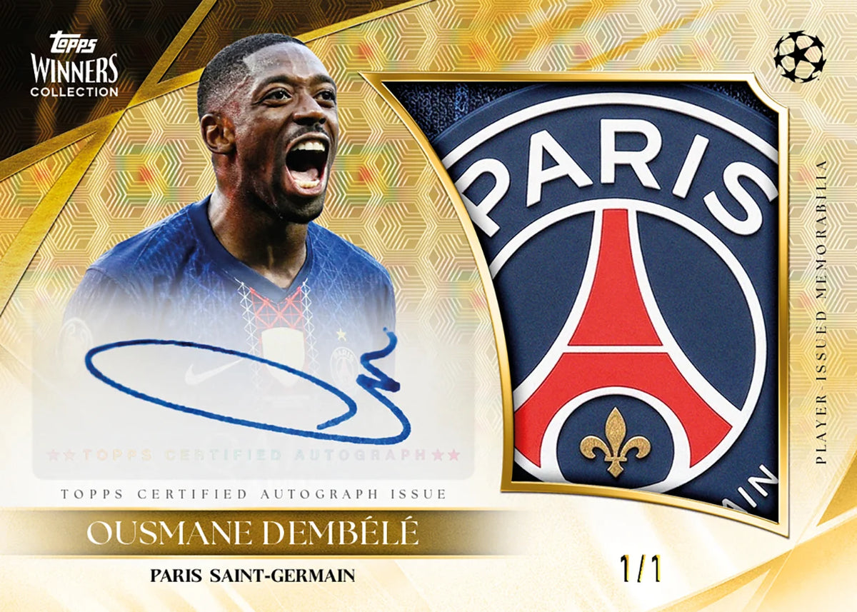 2025/26 Topps Winners Collection UCL - Paris Saint-Germain Box / LIVEBREAK