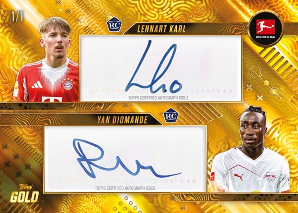1x EINZELPACK / 2026 TOPPS BUNDESLIGA GOLD - LIVEBREAK