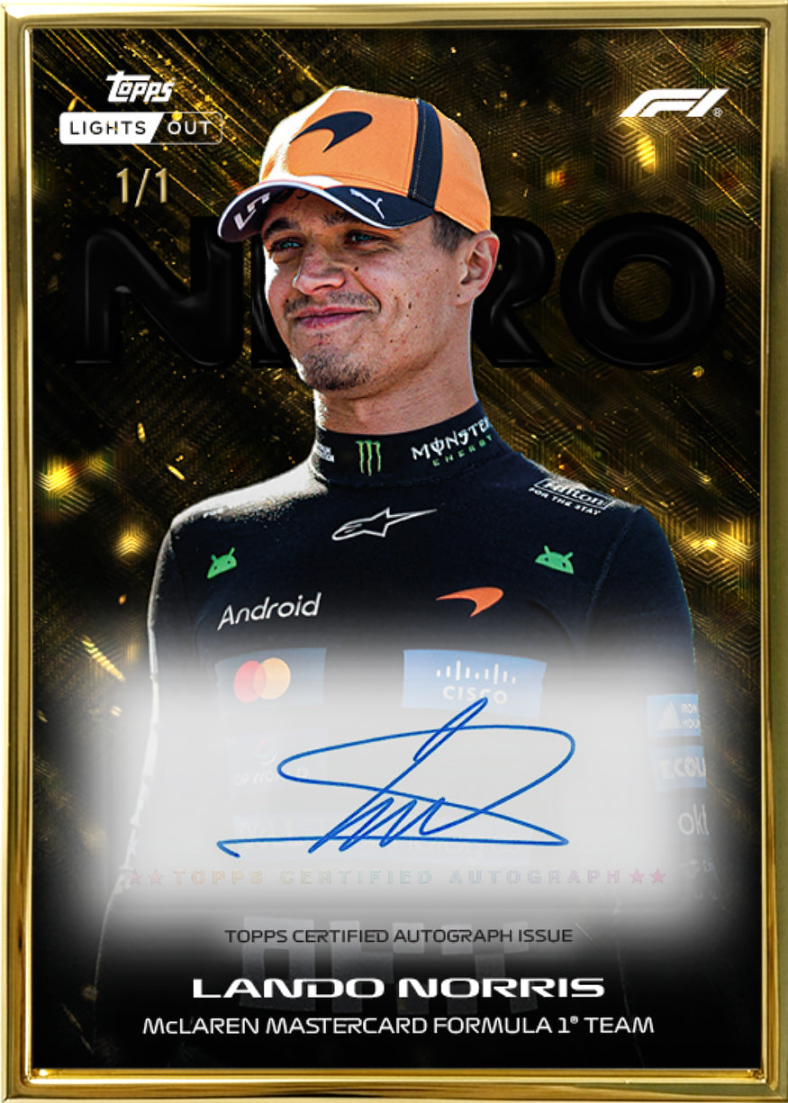 2026 TOPPS F1 LIGHTS OUT BOX - LIVEBREAK