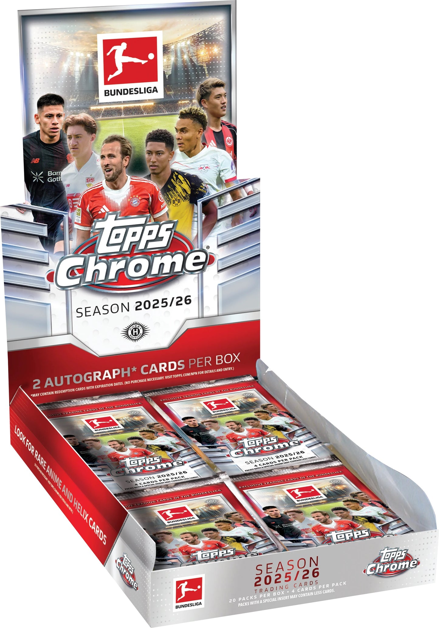 2025/26 TOPPS CHROME BUNDESLIGA HOBBY BOX - LIVEBREAK