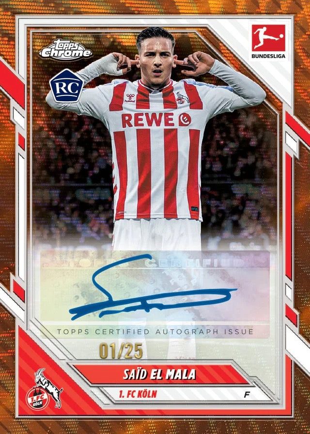 2025/26 TOPPS CHROME BUNDESLIGA HOBBY BOX - LIVEBREAK