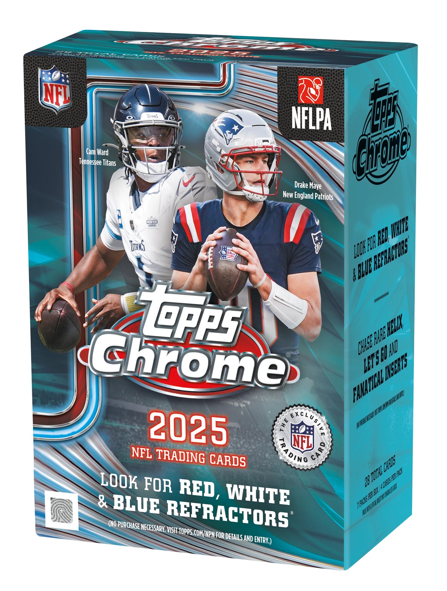 2025 TOPPS CHROME FOOTBALL / VALUE BOX - LIVEBREAK