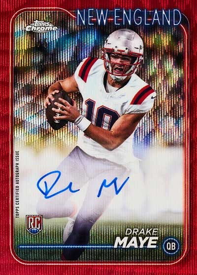 2024 TOPPS CHROME FOOTBAL / VALUE BOX - LIVEBREAK