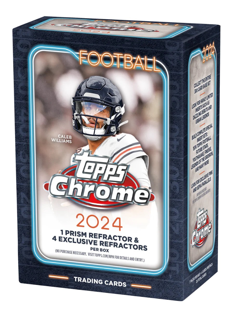 2024 TOPPS CHROME FOOTBAL / VALUE BOX - LIVEBREAK
