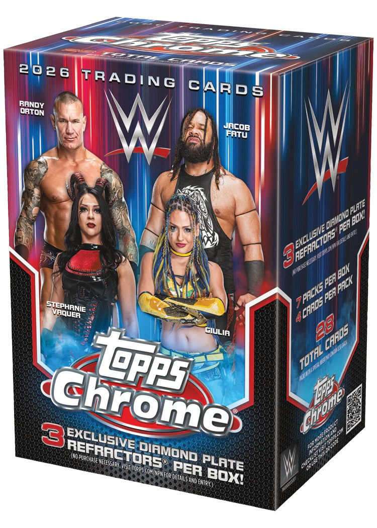 2025 TOPPS CHROME WWE / VALUE BOX - LIVEBREAK