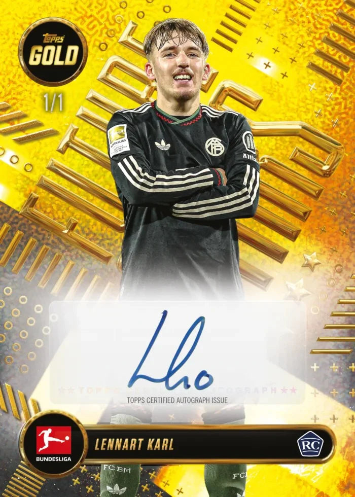 1x EINZELPACK / 2026 TOPPS BUNDESLIGA GOLD - LIVEBREAK