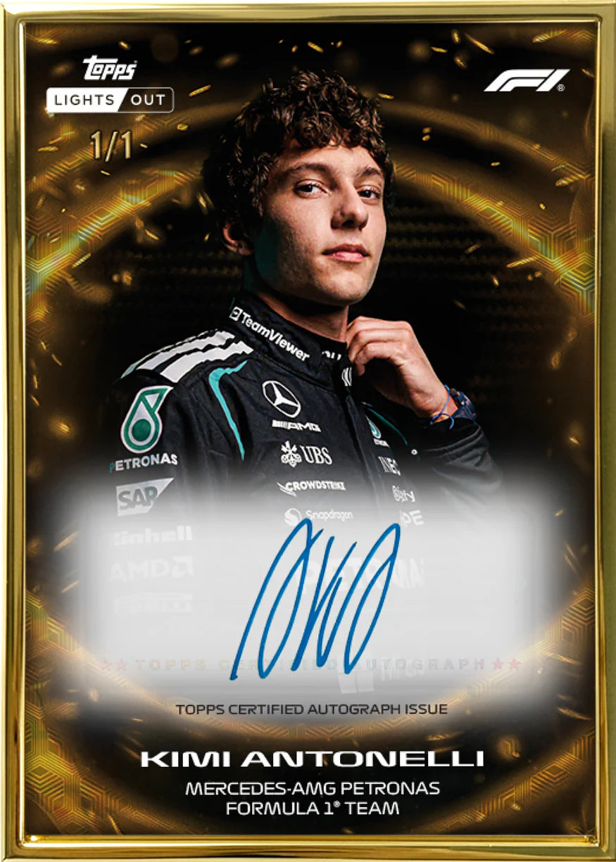 2026 TOPPS F1 LIGHTS OUT BOX - LIVEBREAK