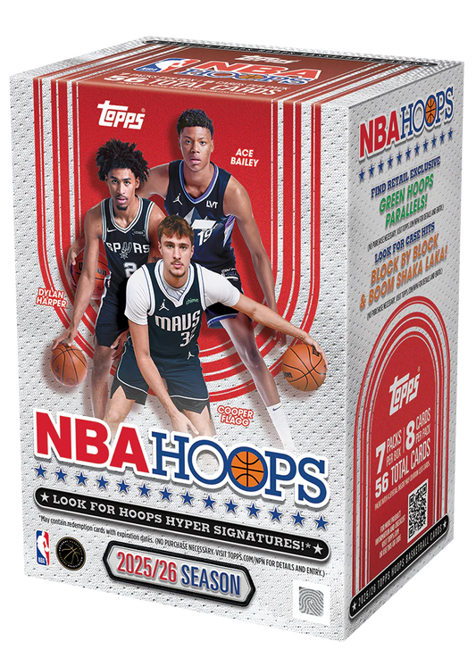 2025-26 TOPPS HOOPS BASKETBALL - VALUE BOX - LIVEBREAK