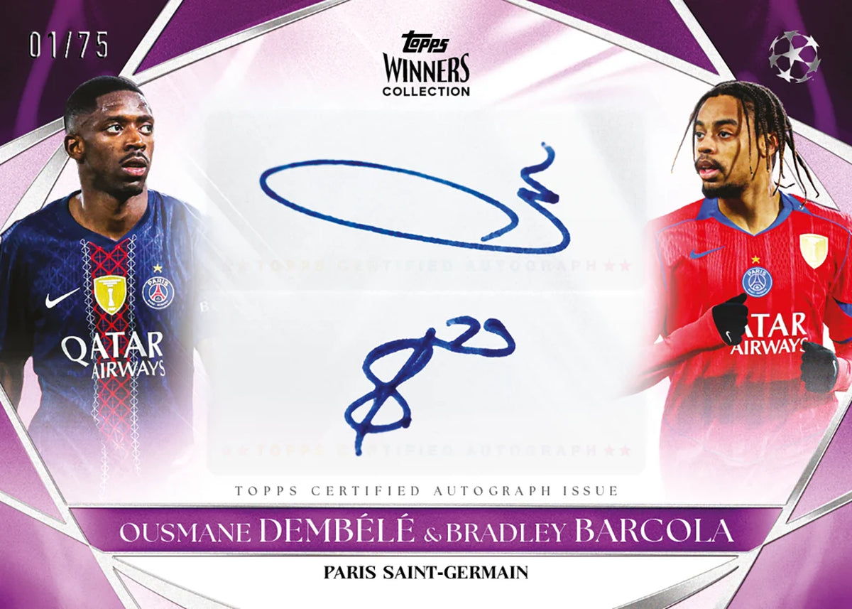 2025/26 Topps Winners Collection UCL - Paris Saint-Germain Box / LIVEBREAK
