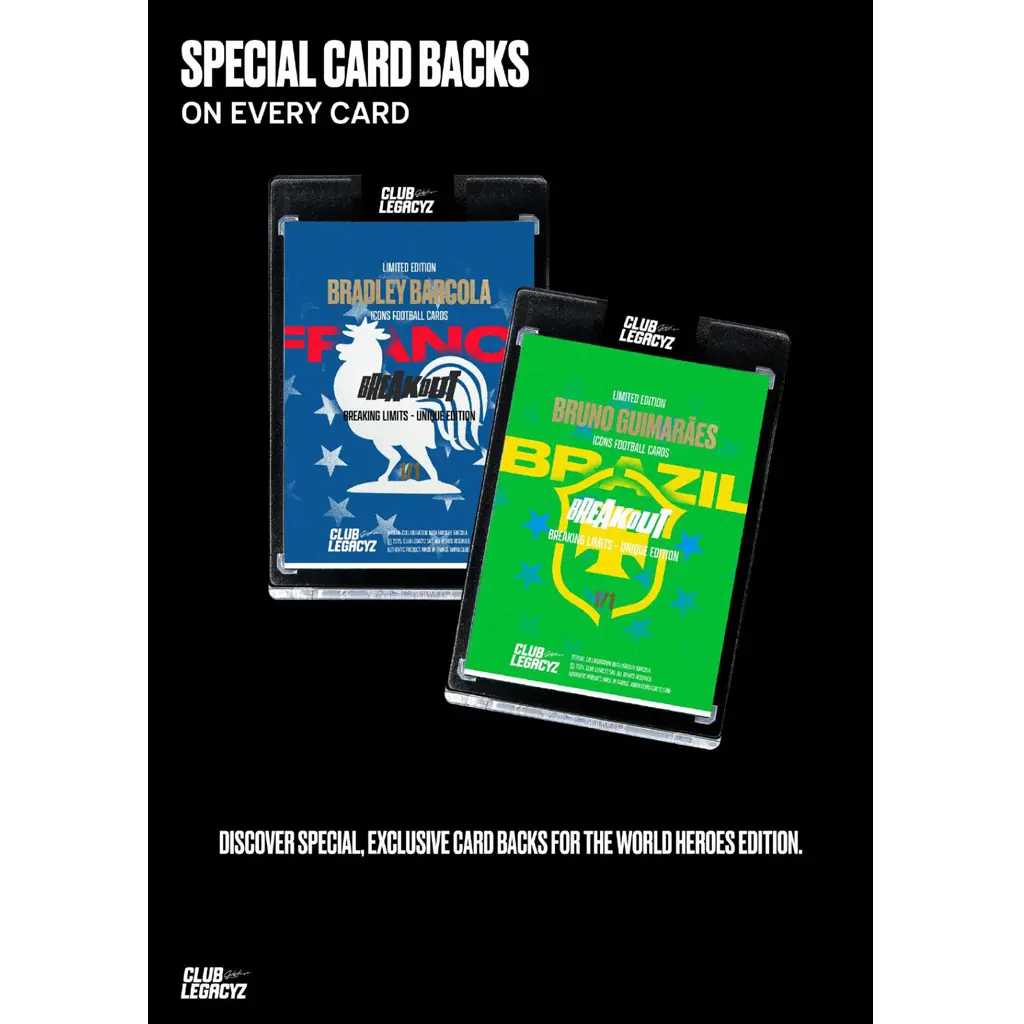MINIBOX / Club Legacyz - Icons 4th Edition World Heroes Football Cards