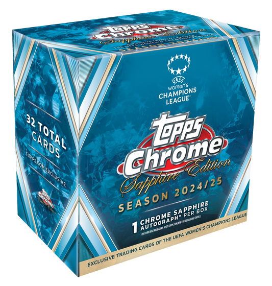1x EINZELPACK / 2024-25 TOPPS CHROME SAPPHIRE WOMEN HOBBY