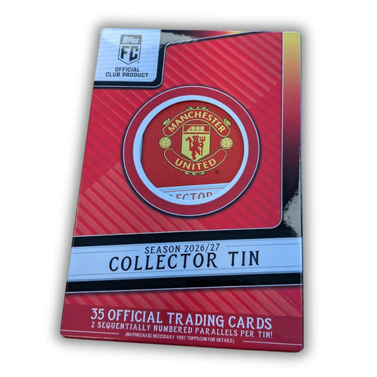 2026/27 TOPPS REAL MANCHESTER UNITED TIN BOX