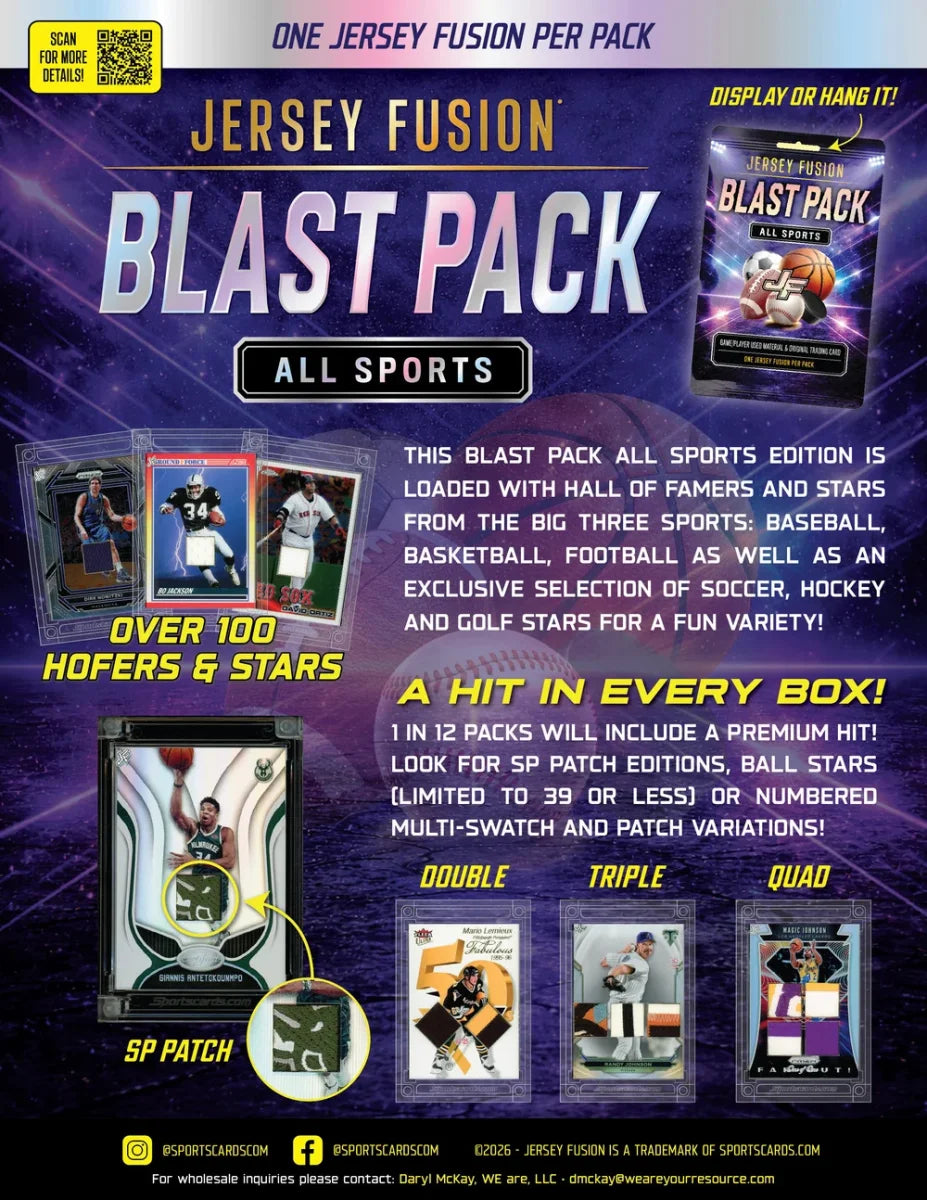 Jersey Fusion 2026 All Sports - Blast Pack / LIVEBREAK